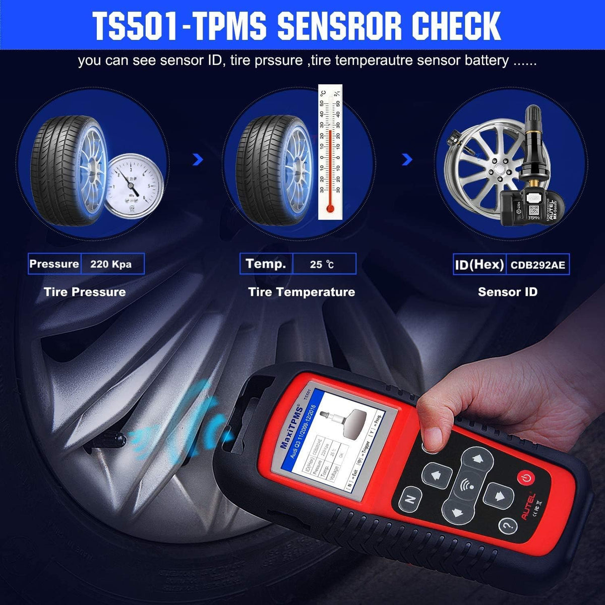 TPMS Relearn Tool Automotive Scan Tool O365348
