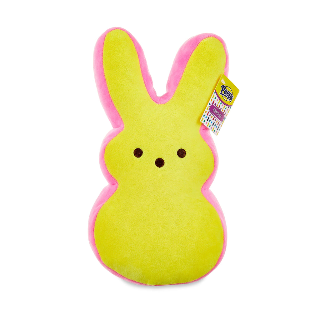 Yellow and Pink 12-inch Plush Bunny E5259