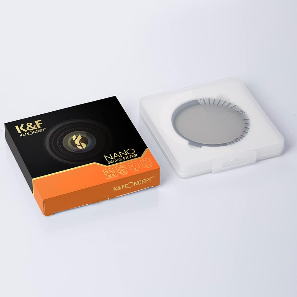 55mm Variable ND Filter ND2-ND32 Optical Glass with Microfiber Cleaning Cloth R966