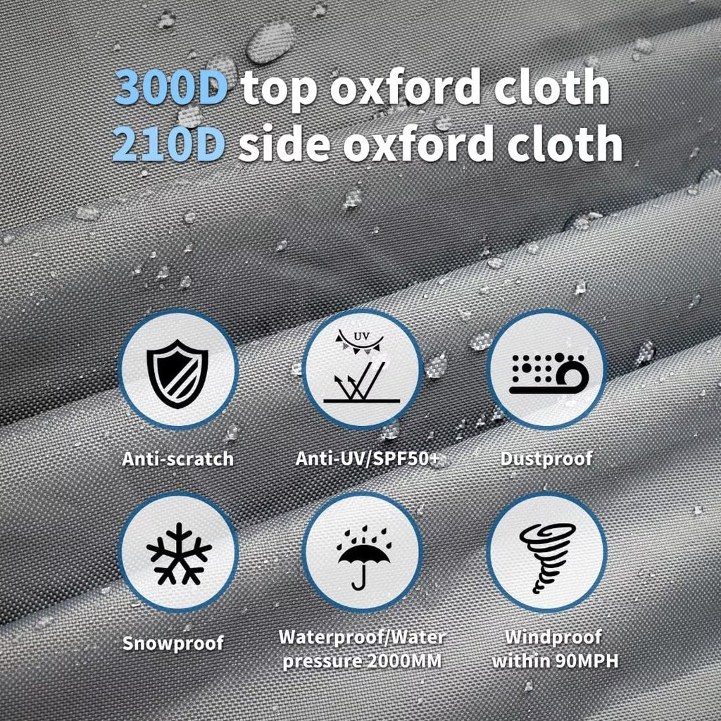 5-Layer Non-Woven Waterproof 600D Oxford Trailer Cover Y2981