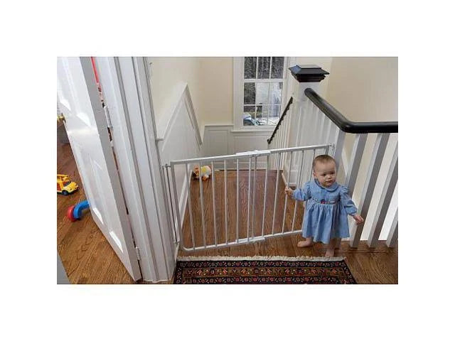 White Stairway Pet Gate H825358