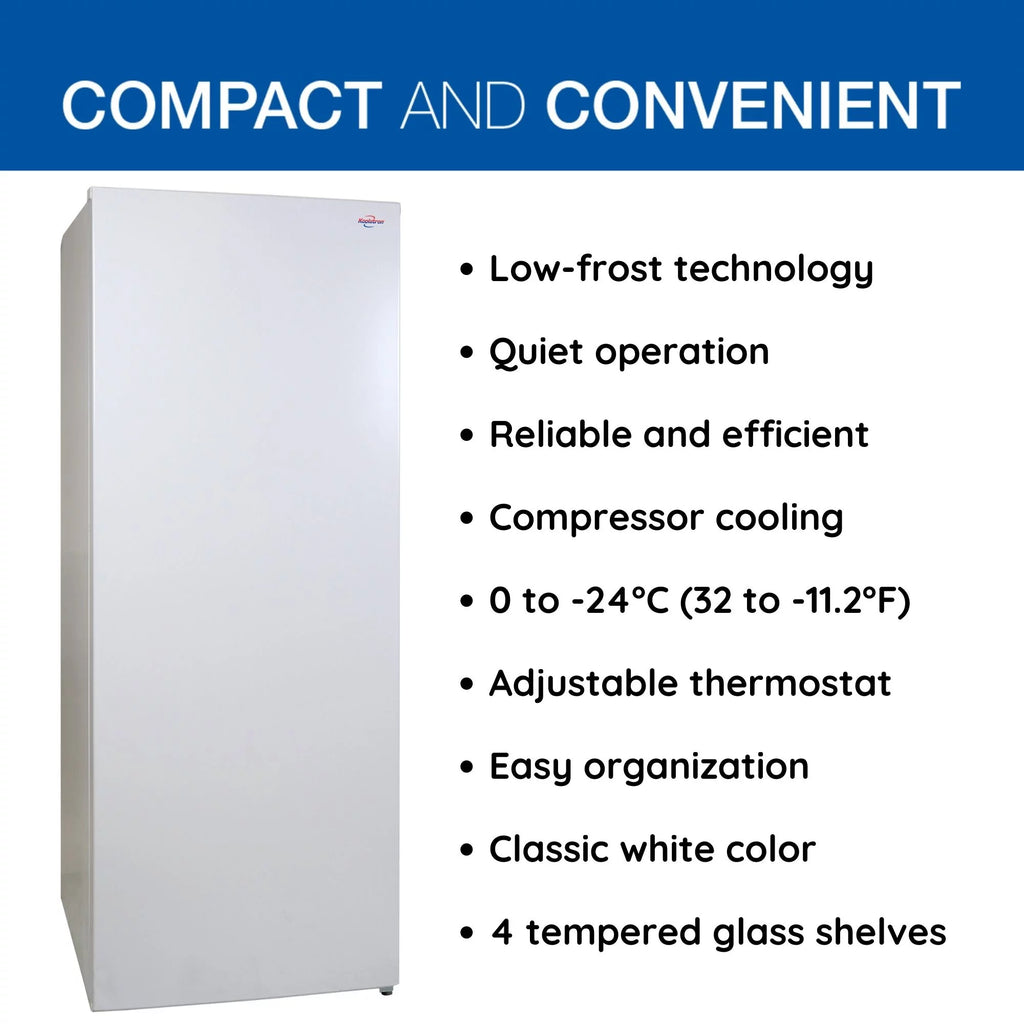 White 7.0 cu ft Upright Freezer L34514