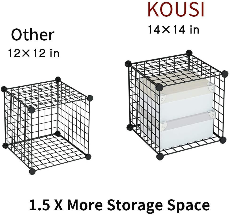 14x14 Wire Cube Storage 30-Cube Modular Shelving Unit N290543