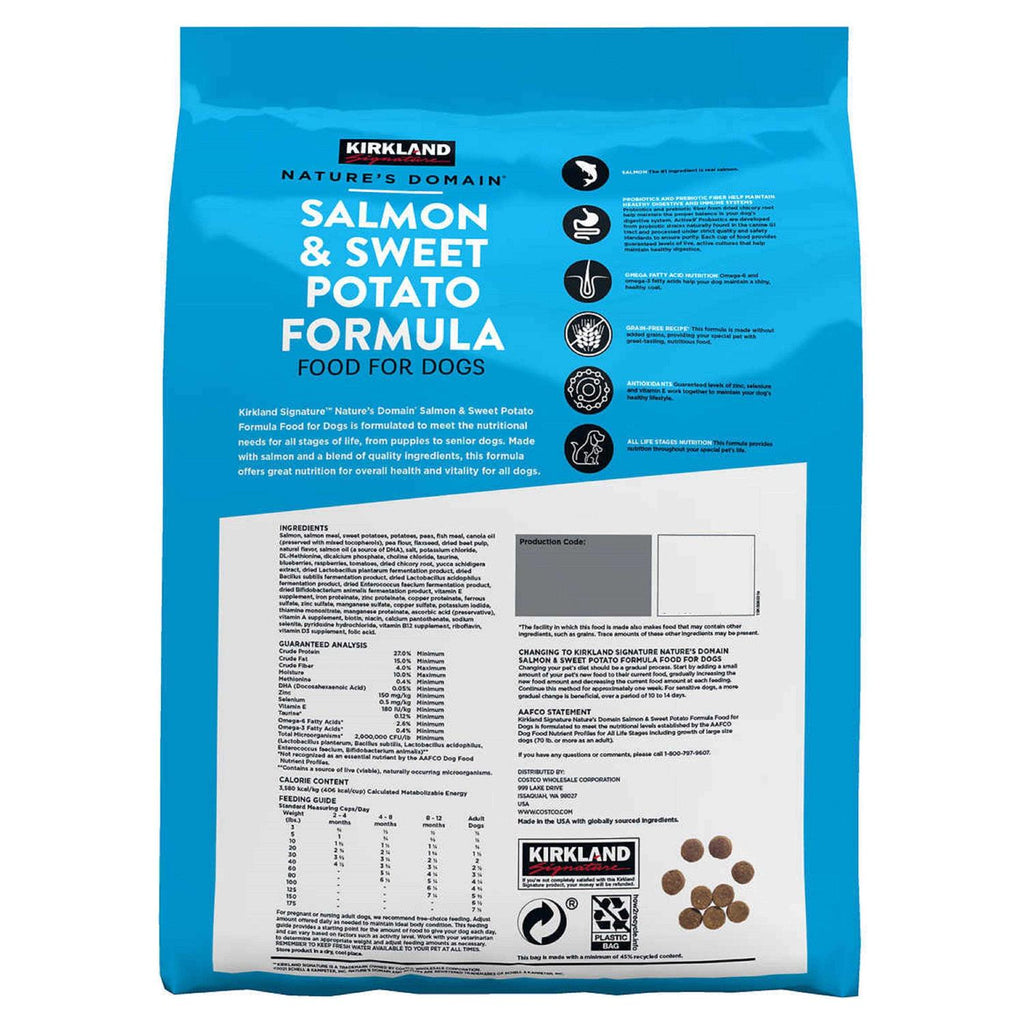 Salmon Meal & Sweet Potato Dog Food 35 lb W51372