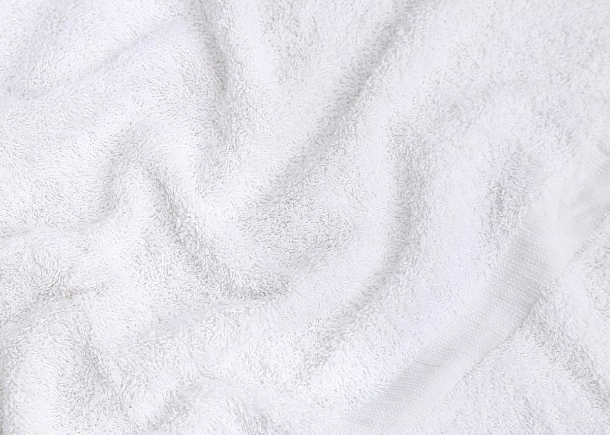 120 Pcs White Cotton Blend Bath Towel 24x48 Inch B460765