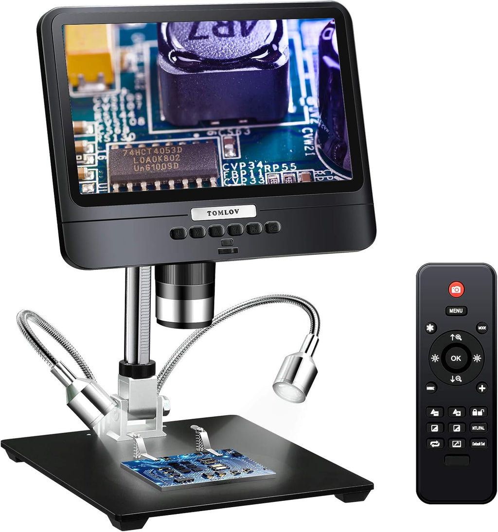 8.5'' Digital Microscope 50X-1300X with 12MP Camera J129