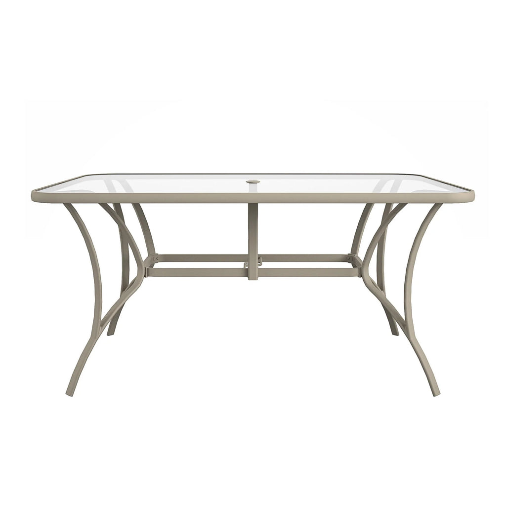 Dark Gray Steel Patio Dining Table W20989