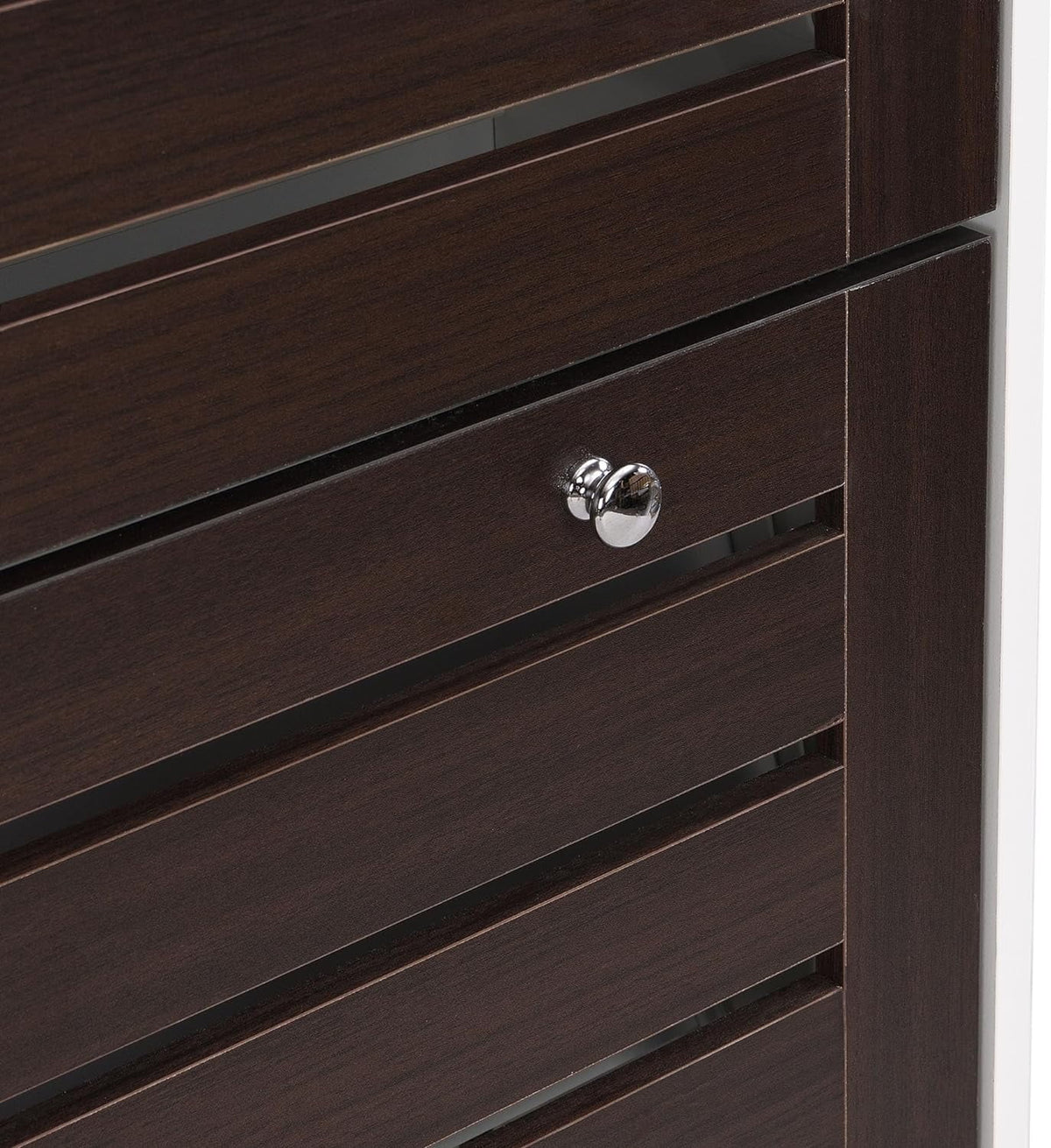 Slim Shoe Cabinet with 3 Flip Drawers C109