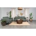 Upholstered Fabric Sofa Set with Track Arms O4468