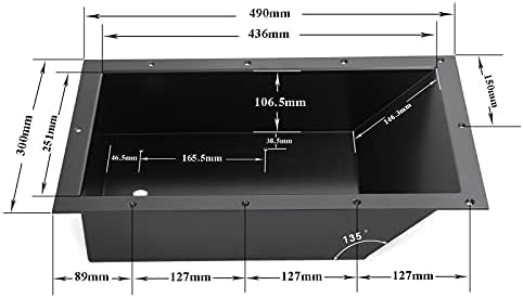Recessed Boat Trolling Motor Foot Pan M836