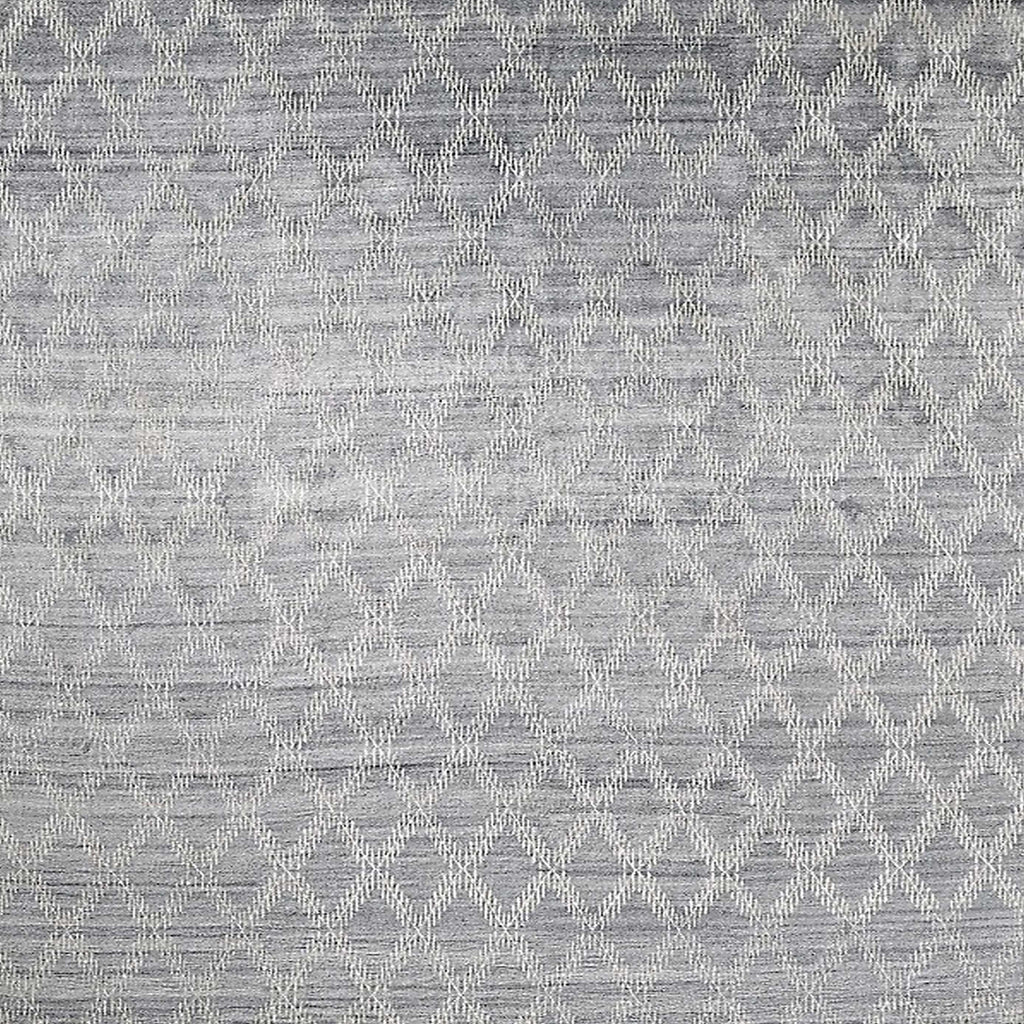Platinum Silver Gray Oriental Area Rugs R59445
