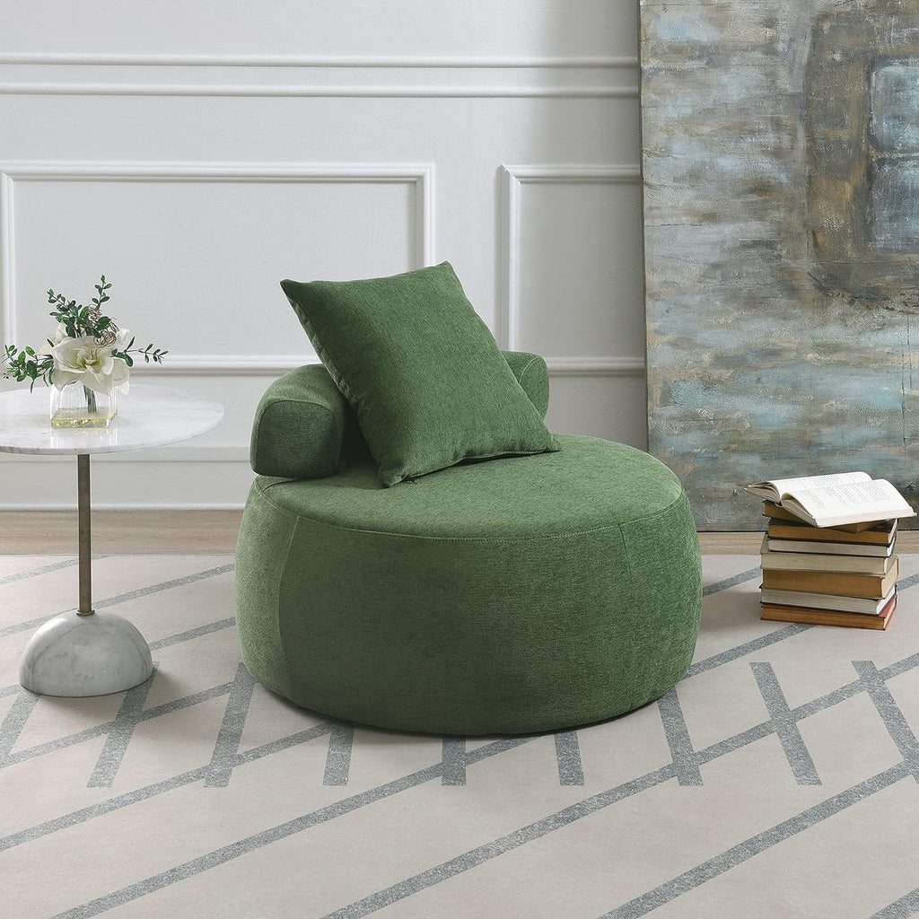 Barrel Armchair with Pillow N98007