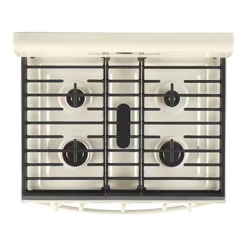 Gas Range with Self Cleaning and Center Oval Burner in Biscuit N188