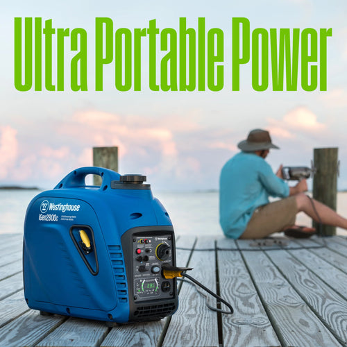 2800 Peak Watt Portable Gas Powered Inverter Generator with CO Sensor C6644