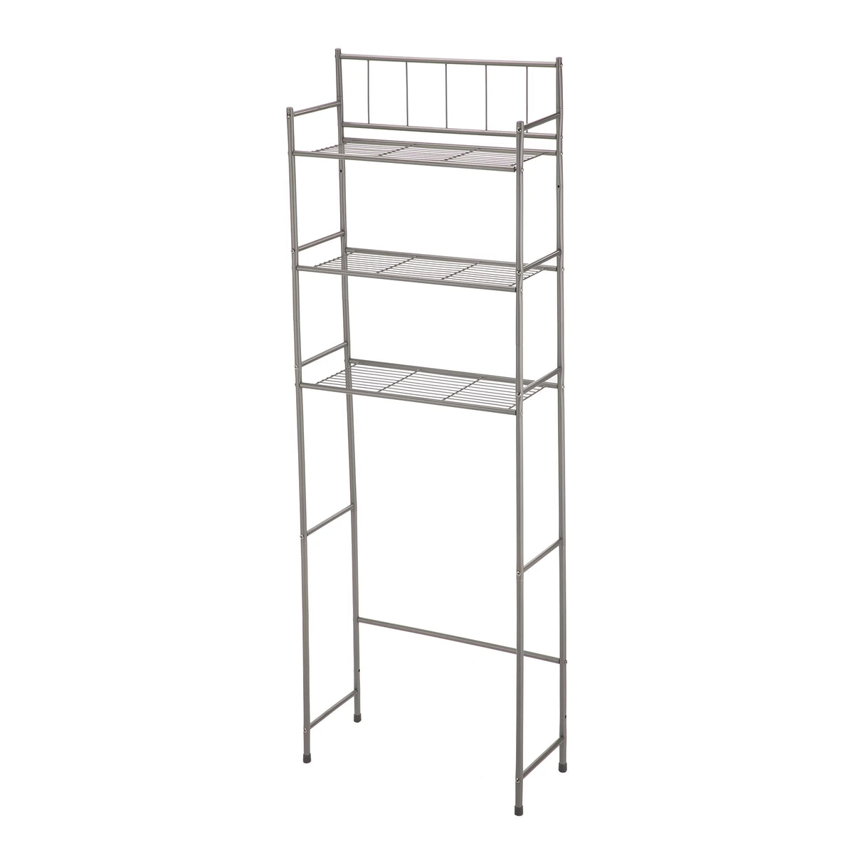 4 Piece Steel Satin Nickel Bath Shelves Set Y7020