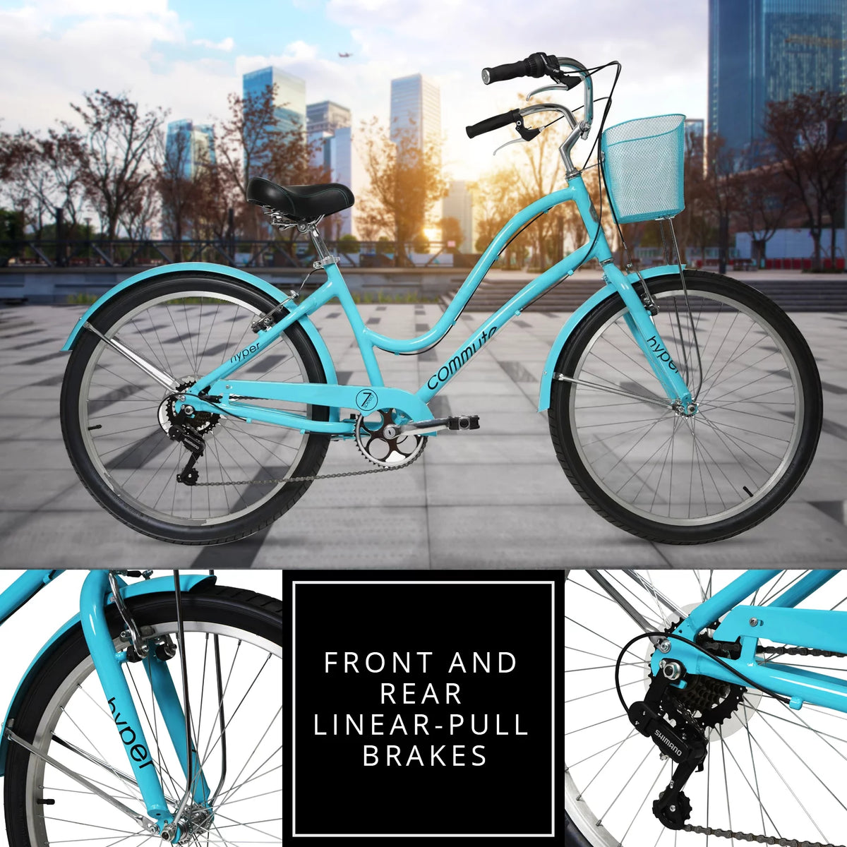 26 Woman's Commute Bike with Basket G1232