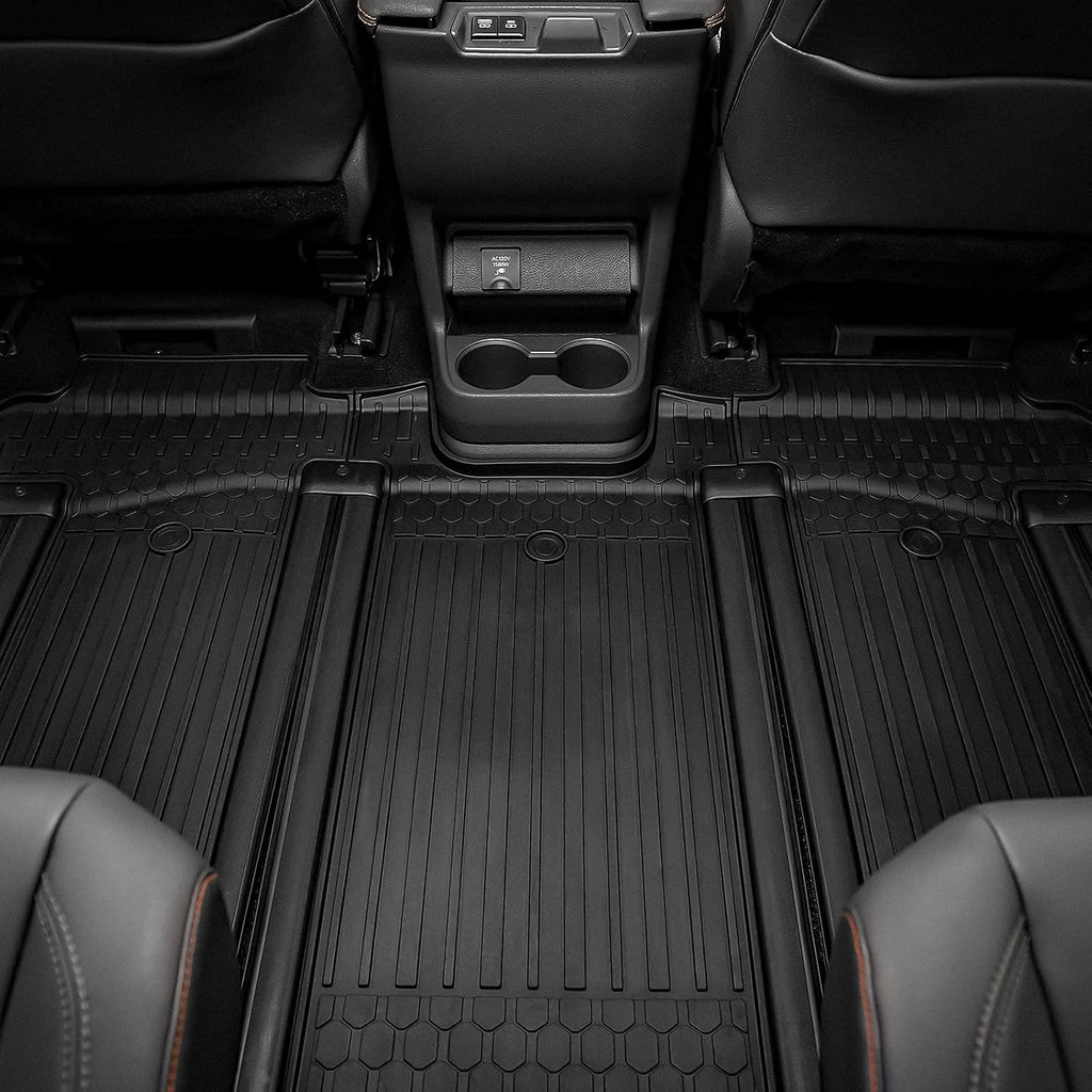 Black TPE All Weather Floor Mats I3394