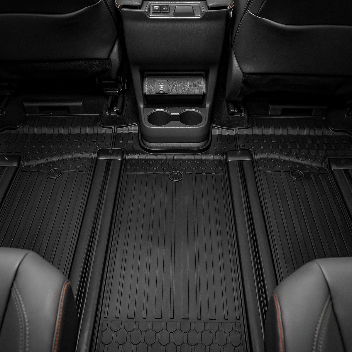 Black TPE All Weather Floor Mats I3394