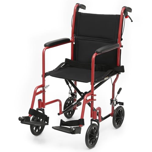16 inch Wide Seat Foldable Lightweight Wheelchair E218412
