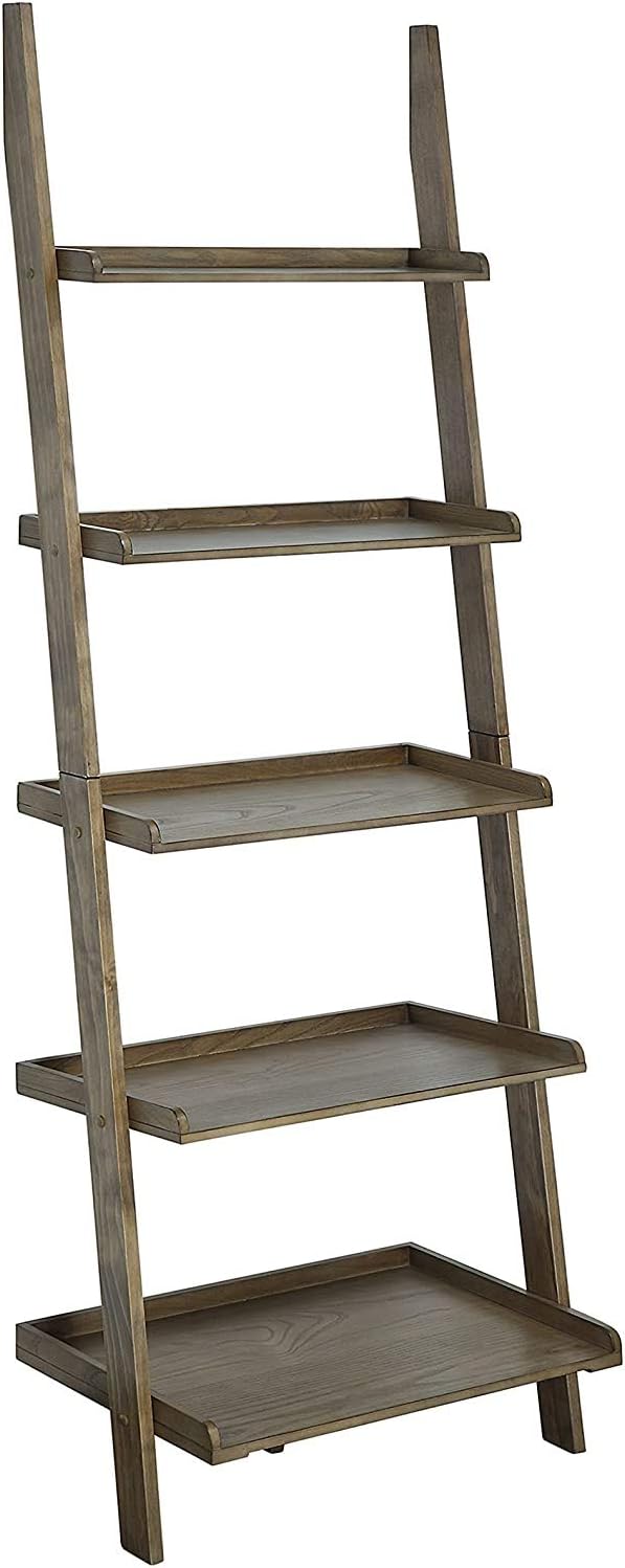 Gray Bookshelf Ladder W82908