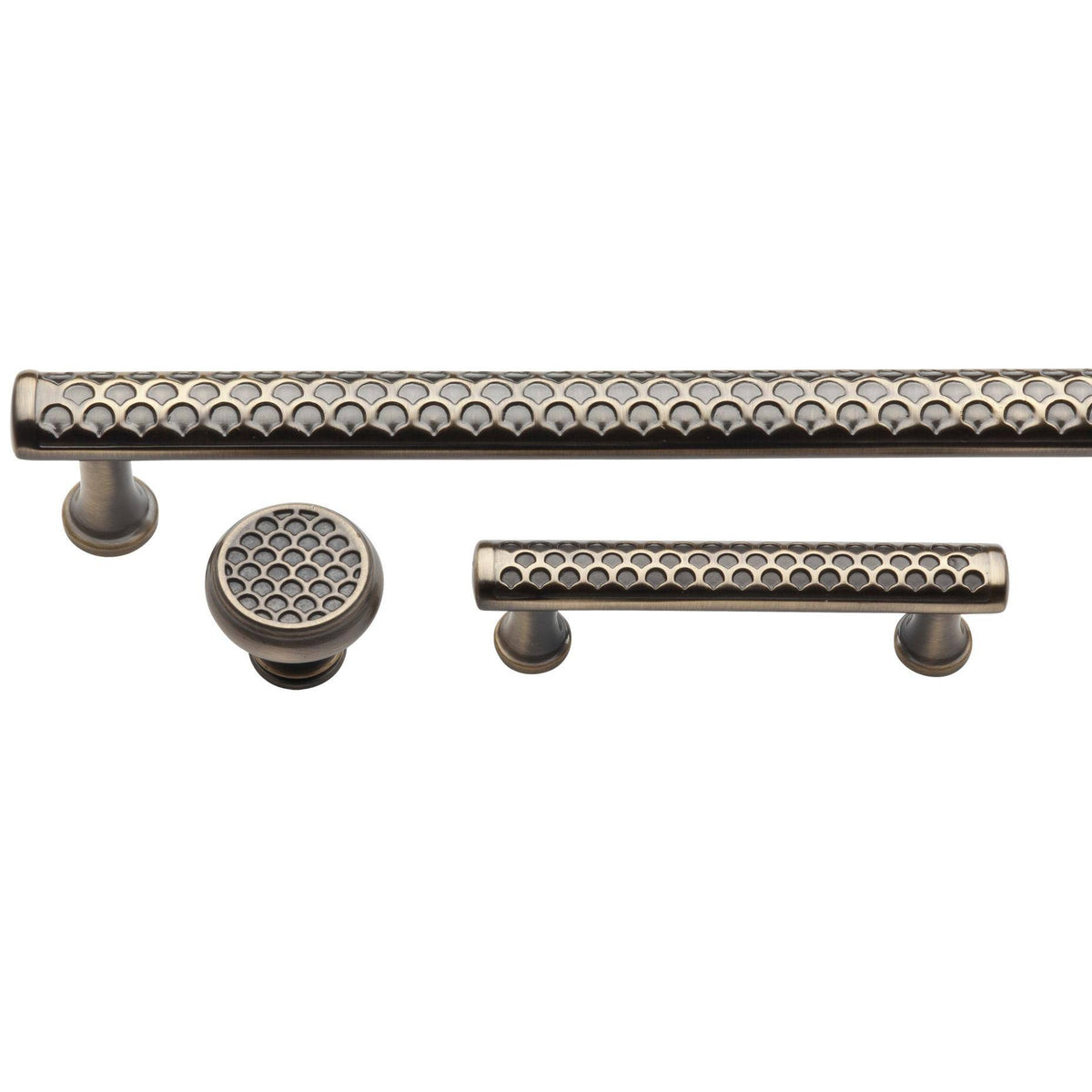 Satin Brass & Black Couture Appliance Pull C515