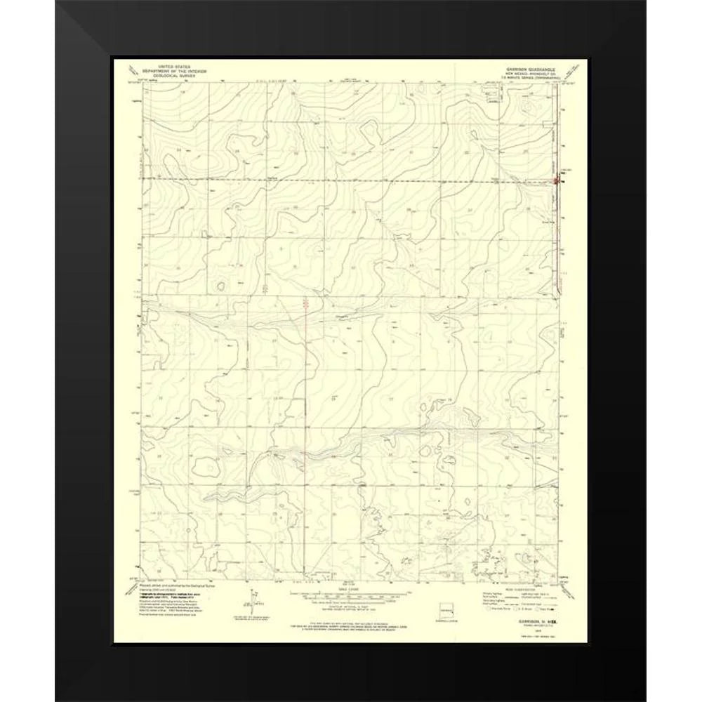 Black Modern Framed Art Print A641038