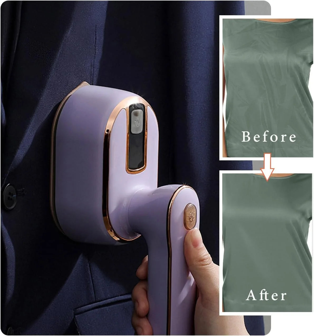 Handheld Travel Steamer Iron for Clothes J168688