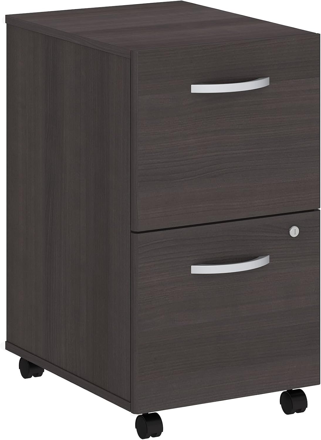 2 Drawer Mobile File Cabinet in Storm Gray X97641
