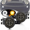 Smoke Lens LED Driving Halo Lights with Turn Signal for Mini Cooper R19488