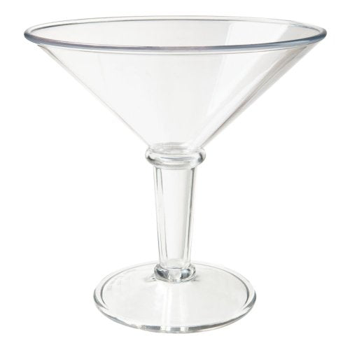 Clear Shatterproof 48 Ounce Martini Cocktail Glass K51775