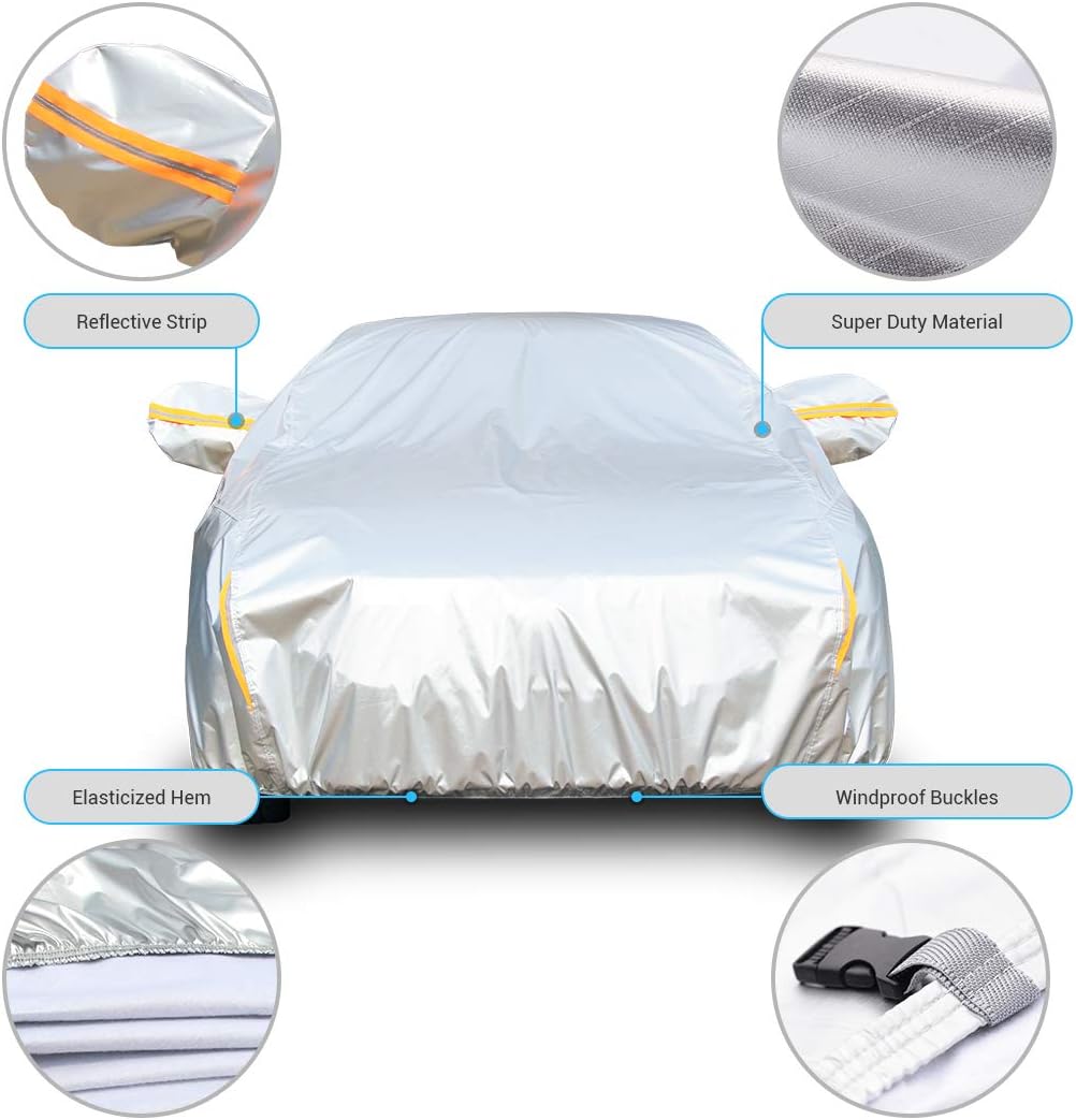 Super Heavy Duty All Weather Waterproof Car Cover D10320