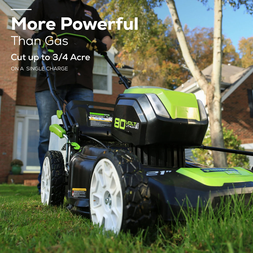 80V 21 Self Propelled Mower 5Ah Battery & Charger J42644