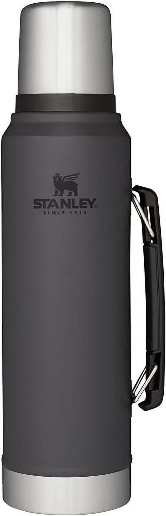 Matte Black 1.1 QT Vacuum Insulated Stainless Steel Bottle O1910