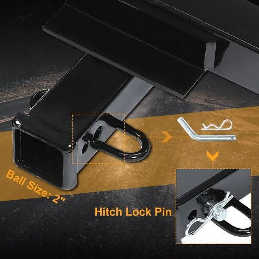 2" Class 3 Trailer Tow Hitch Receiver Steel Powder Coated S49821