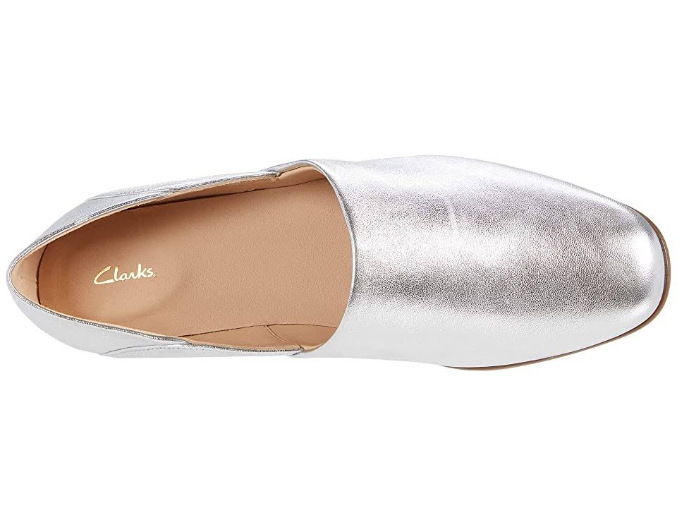 Silver Metallic Clarks Shoes L86240