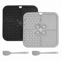 2 x Mats 2 x Scrapers Grey & Black G551