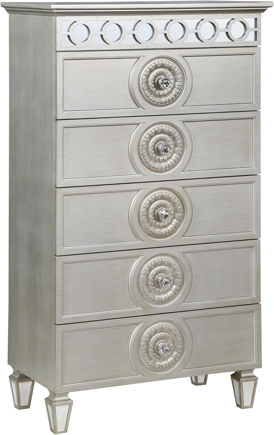 Silver Mirrored Chest T9552