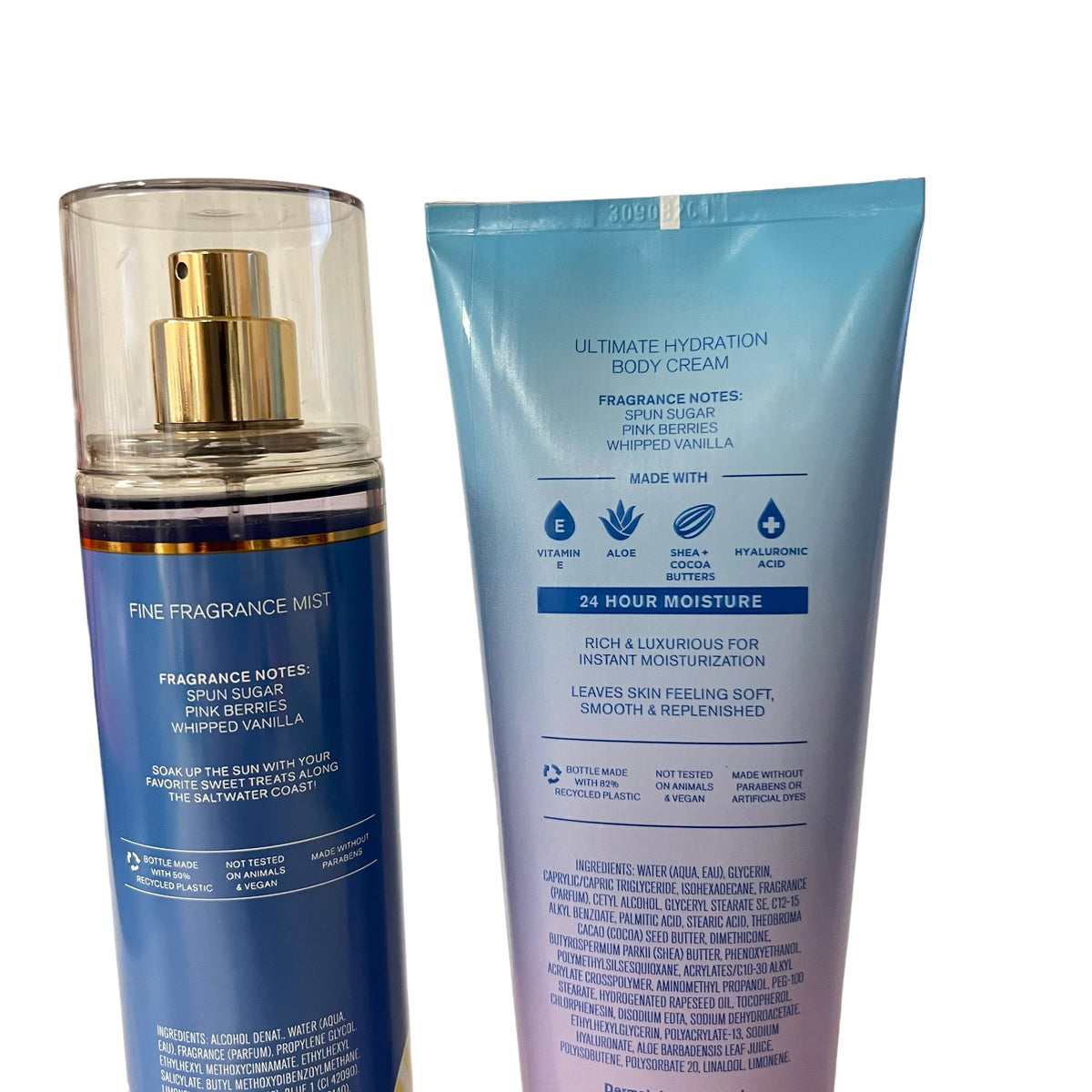 Cotton Candy Clouds Fragrance Mist & Body Cream Set 8 fl oz Q781199