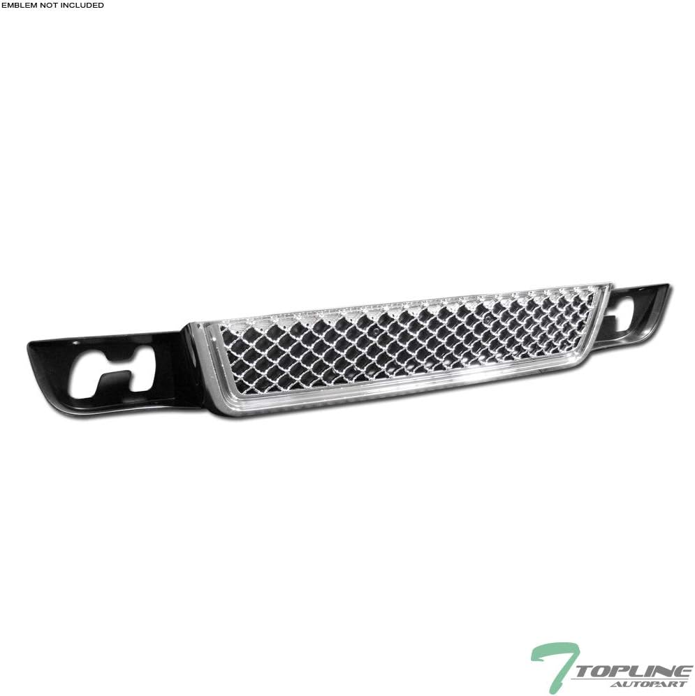 Chrome Mesh Front Lower Bumper Grille Pack of 2 Y16578