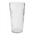 24 Packs Clear SAN Plastic Tumblers 20 oz F9579