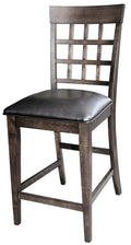 Lattice Back Counter Chair Y85484