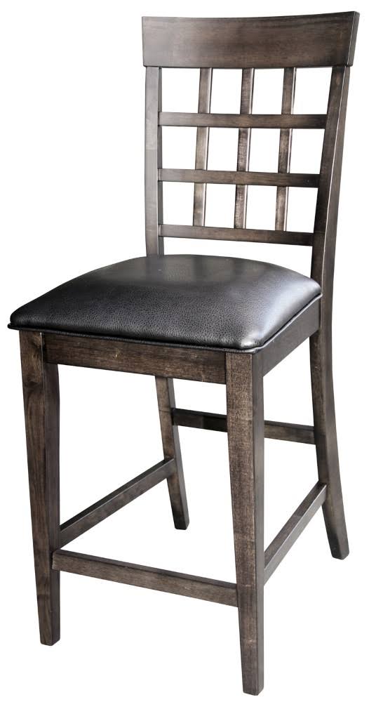Lattice Back Counter Chair Y85484