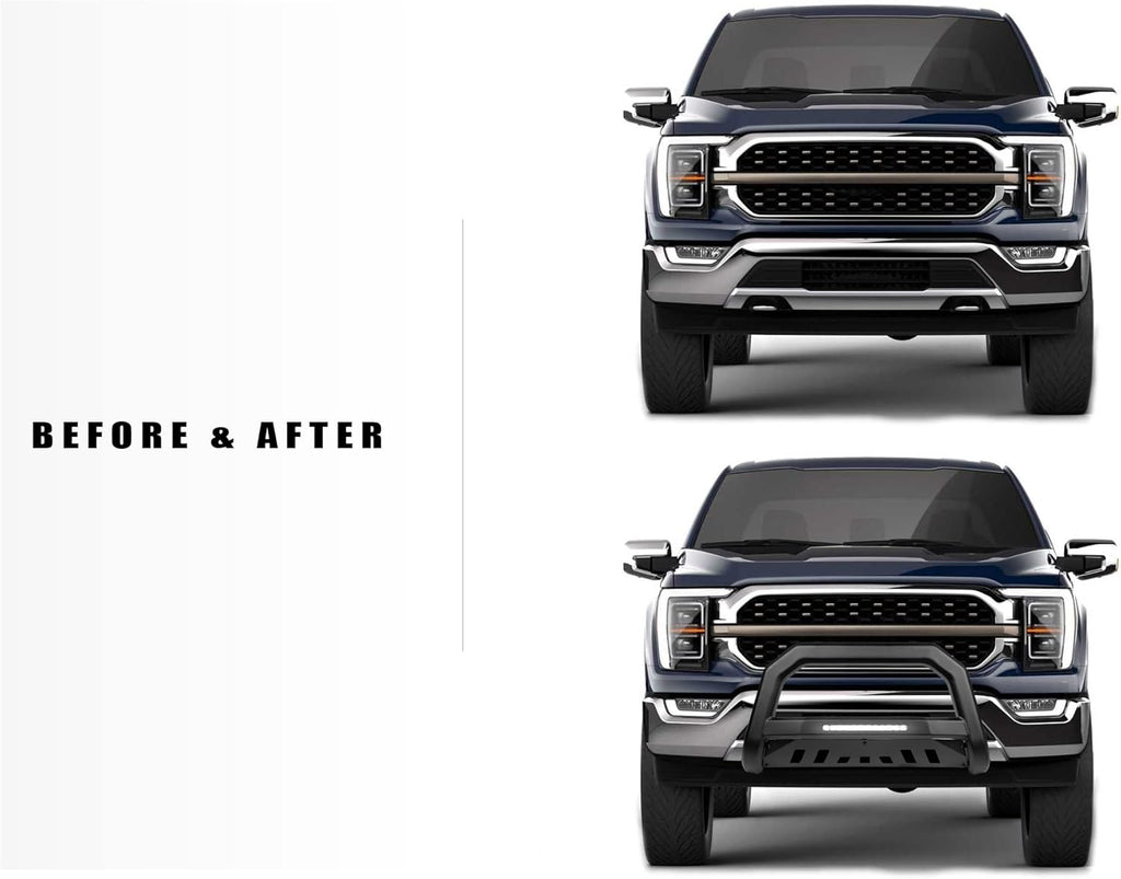 Matte Black LED Bull Bar F291102