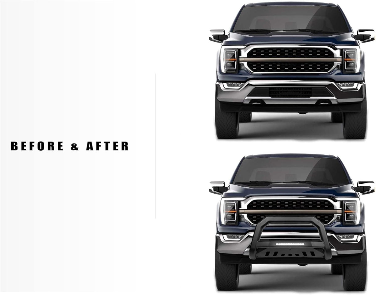 Matte Black LED Bull Bar F291102