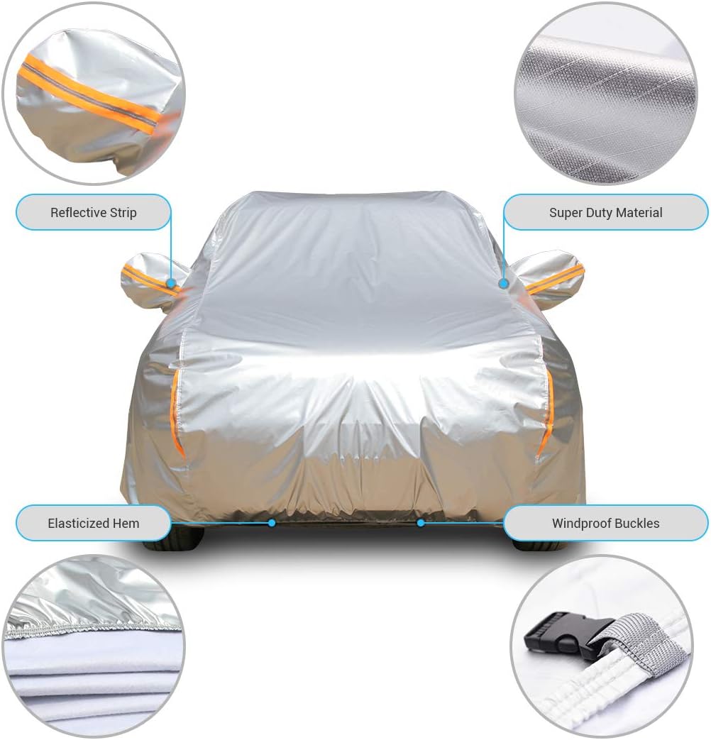 Super Heavy Duty All Weather Waterproof Car Cover D10320