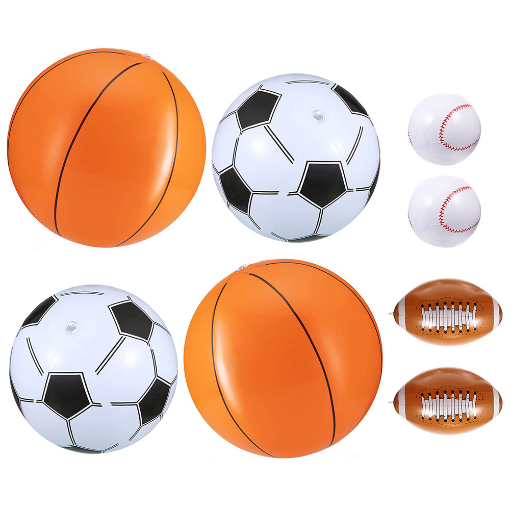 8Pcs Inflatable Sports Balls Toys K291081