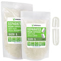 Vegan Size 1 Separated Empty Capsules 1000 Count M28355