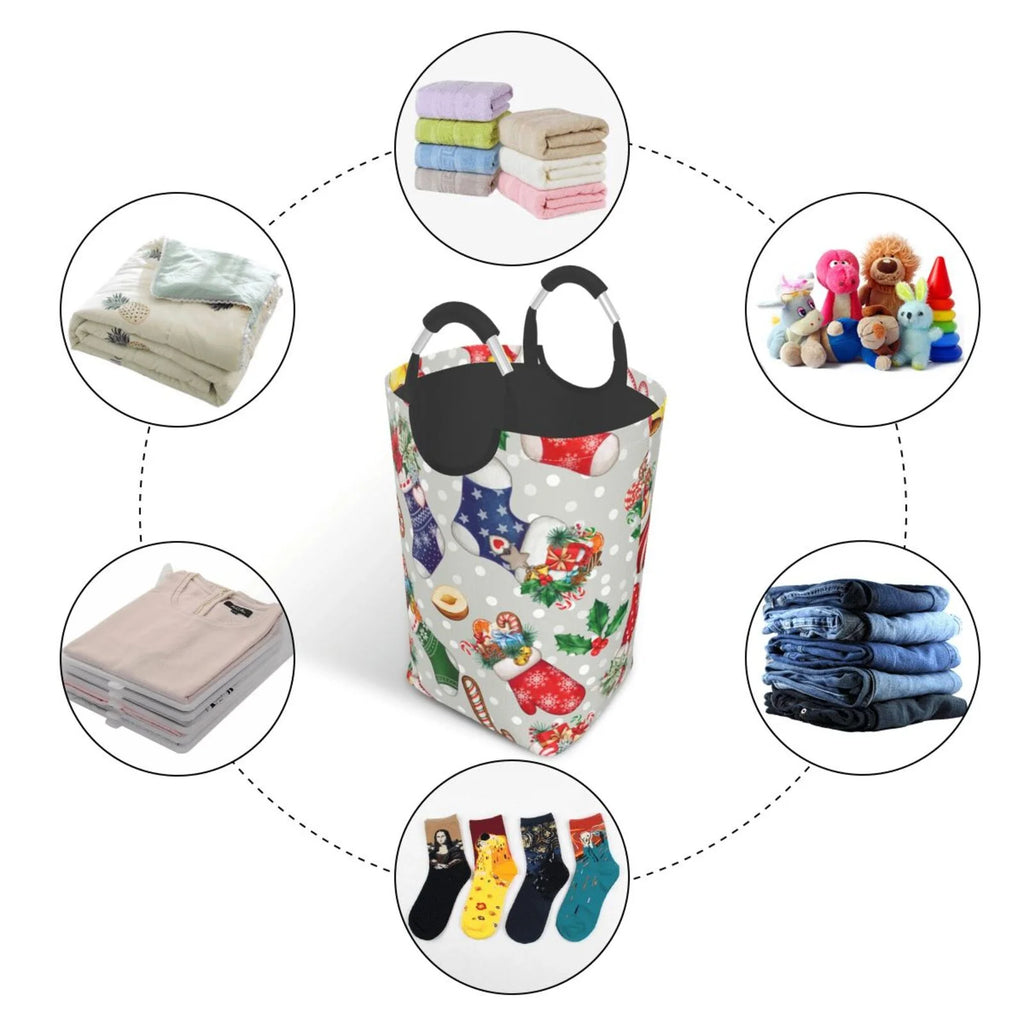 Collapsible Laundry Basket Hamper 50L N63215