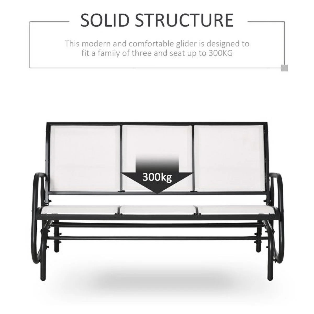 Outdoor Patio Gliding Chair for 3 Person G868166