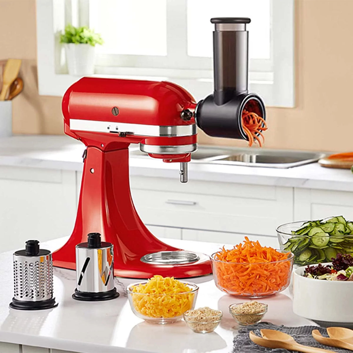 Meat Grinder & Slicer Shredder Attachments for Stand Mixers W399395